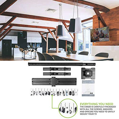 Kanto CM600 TV Ceiling Mount for 37-70 - style: Indoor - For 37" to 70" TVs - Black