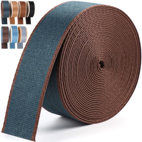 Nylon Webbing 1.5 Inch-6 Yards Peacock Blue Webbing Straps for Bags-Heavy Cotton Webbing 1.5 inch for Bag Handles Purse Straps Ribbon 1 1/2" - color: Dark Peacock Blue-6 Yards
