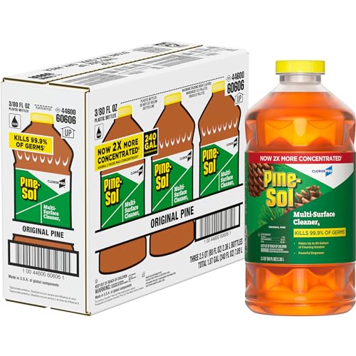 Pine-Sol CloroxPro Multi-Surface Cleaner, Original Pine, 80 fl. oz., 3 Pack - size: 80 Fl Oz (Pack of 3)