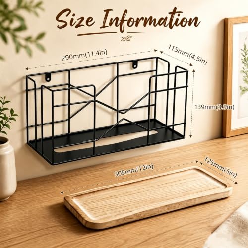Paper Towel Dispenser Wall Mount, 2 in 1 Lid Design