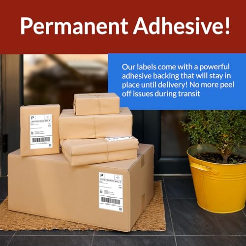 Reli. 4x6 Thermal Labels Waterproof, Direct Heat, for Shipping