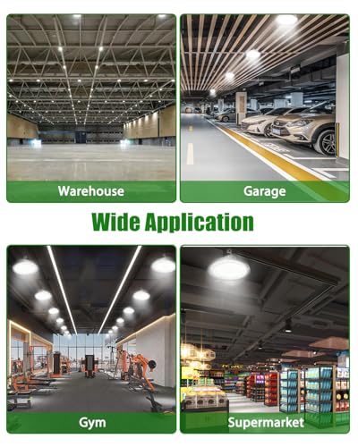 200W UFO LED High Bay Lights, AC100-277V - size: 1 Pack