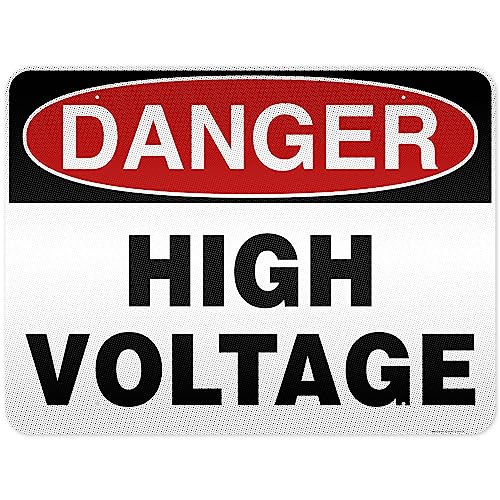 Danger High Voltage Sign, 36x48 Inches, Reflective, Rust Free DiBound, Fade - size: 36x48 - DiBound Reflective