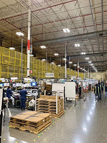 Lithonia Lighting Compact Pro LED High Bay Light, Ceiling Lighting Fixture, Adjustable 12000/15000/18000 Lumens, Selectable 4000K/5000K, MVOLT 120-277V (CPHB ALO13 MVOLT SWW9 80CRI DWH) - color: ALO, Switchable Color, size: 14.4-Inch