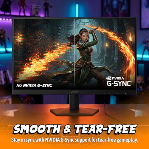AOC 27" Gaming Monitor QHD 260Hz Overclocked IPS NVIDIA G-SYNC Q27G41ZE - size: 27" 240Hz IPS