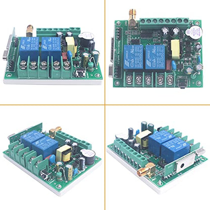 110V 120V 220V Motor Forward Reverse Remote Switch, 2 Channel Relay