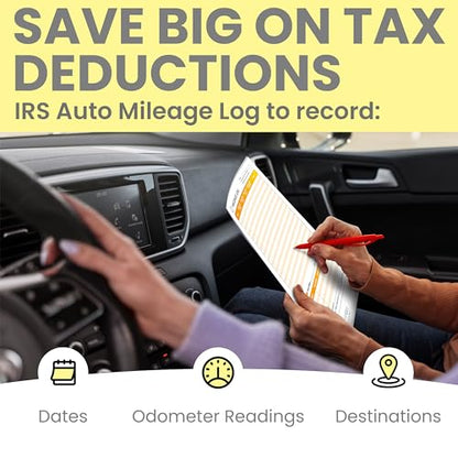 Extra Large Receipt Envelope & Receipts Organizer (Pack of 18) - Efficiently Manage Business Expenses & Log Mileage Trips - 8.5” x 11.0” Inches, Yellow Color- Business Ledger for Small Business - color: Yellow
