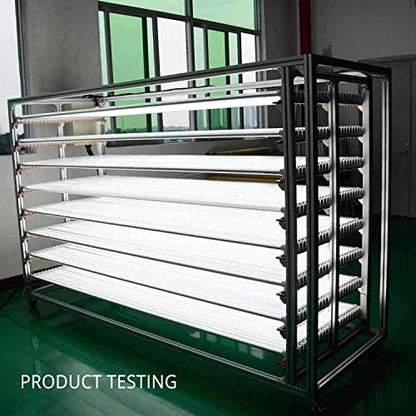 JESLED 360 Degree T8 T10 T12 6ft 42w LED Tubes, 4-Pack - size: 6 feet