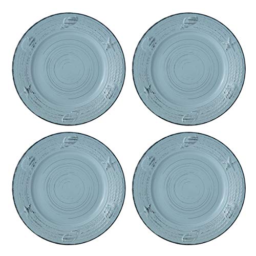 Pfaltzgraff Trellis Coastal 16-Piece Dinnerware Set, teal - color: Teal