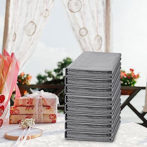 Macarrie 50 Pack Fleece Blankets Bulk,50 x 60 Inch Gray Soft Throw Blankets - color: Gray