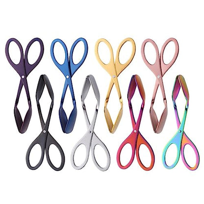 Stainless Steel Scissor Egg Tongs for Kitchen and Outdoor Use - color: As Shown