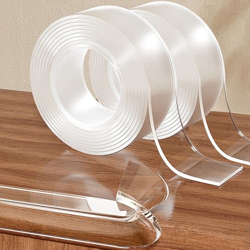 CHENYA 2 Rolls Clear Edge Protector Strip for Baby Proofing,13.12 FT - size: 2Rolls x 1.57in x 13.12FT