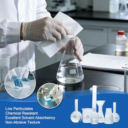 Cleanroom Wipes 12"x12" (150 Pcs,Grade A, 68GSM) - size: 12" x 12"(Pack of 150)