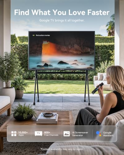 SYLVOX Outdoor TV, 43 inch Smart Waterproof Outdoor TV, 4K UHD Weatherproof - size: 43-inch, style: Deck Pro 3.0