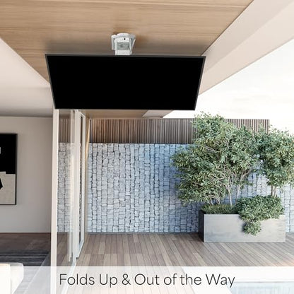 VIVO White Electric Ceiling TV Mount for 23-55 in Screens, MOUNT-E-FD55W - color: White, size: 23" to 55" Screens