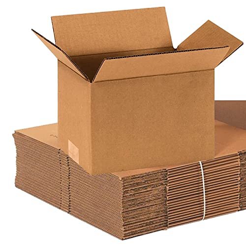 BOX USA Small Boxes Holds 65 lbs, 9x6x6 25-Pk for Shipping & Packing