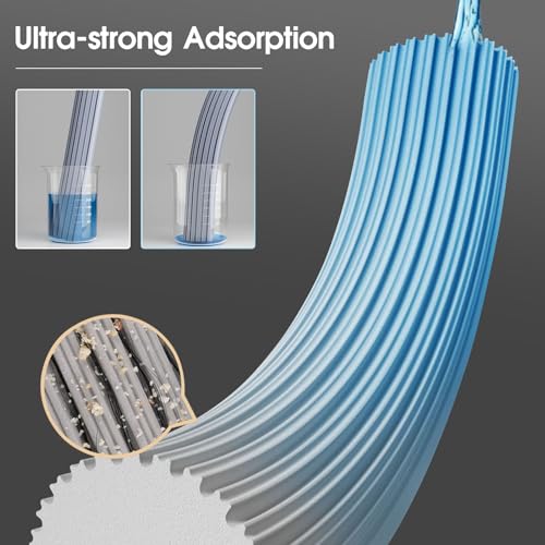 Masthome Sponge Mops for Floor Cleaning,Suitable for Tile Marble Laminate - color: Yellow-grey