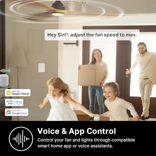 Kasa Smart Ceiling Fan Control & Dimmer Switch, KS240, Single Pole