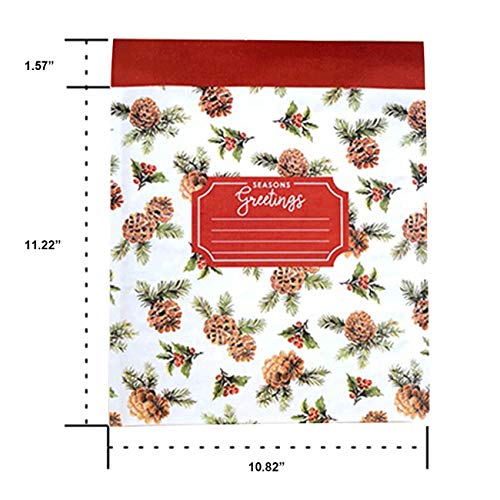 Orgrimmar 10PCS 10.8"x11.4" Christmas Bubble Mailer Envelope Waterproof