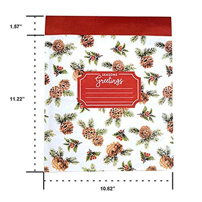 Orgrimmar 10PCS 10.8"x11.4" Christmas Bubble Mailer Envelope Waterproof