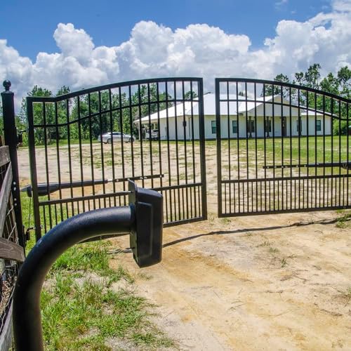 Mighty Mule Gate Opener, Solar and Smart Ready, Heavy Duty Automatic Gate Opener, Gates up to 18ft or 850lb Per Gate Leaf, Dual Gate Opener - Estate, Upgraded, MM572W-EST-A - size: Dual Gate Opener - Estate - Upgraded
