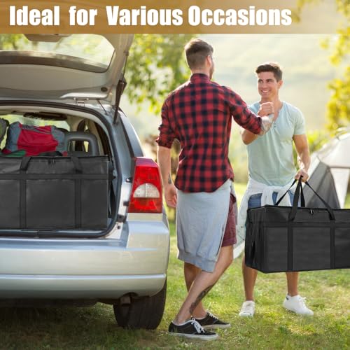 PEASUG Insulated Food Delivery Bag, XXXL Catering Bag for Keep Food Warming - color: Black, size: XXX-Large