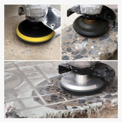 Diamond Concrete Polishing Pads - BRSCHNITT 6pcs 4 inch Grit#50 Resin Bond Renew Pads Beton Floor Renew Reparing Disk