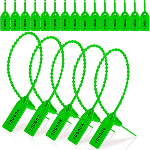 1000 Pcs Plastic Tamper Seals Fire Extinguisher Tags, Green - color: Green, size: 250 month