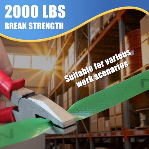 3/4"x.036"x2900ft Embossed Polyester (PET) Strapping Roll of 16"x6" Core Size 2000lbs Break Strength - size: 3/4"x2950'