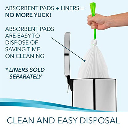 TidyCare Value Pack of 40 Disposable Absorbent Bedside Commode Pads - size: 40 Count (Pack of 1)