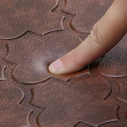 WISELIFE Kitchen Mat, Cushioned Anti Fatigue Floor Mat, 17.3"x28" Brown - color: Brown, size: 1'5" x 2'4" (Rectangular)