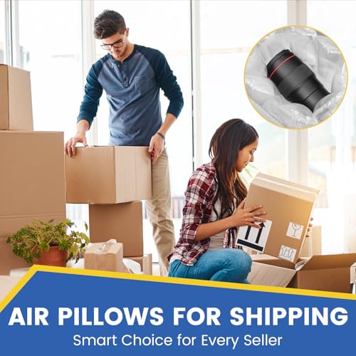 Air Pillows for Shipping With Pump, Inflatable Packing Air Bags, Shipping Supplies Packing Materials Alternative to Packing Peanuts, Moving, Storage, Gift Wrapping（800Pack, 3.54" x 7.87"