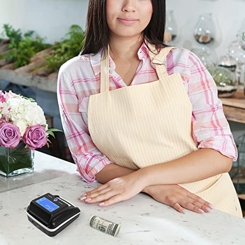 Portable Counterfeit Bill Detector with UV MG IR Detection for Store Office