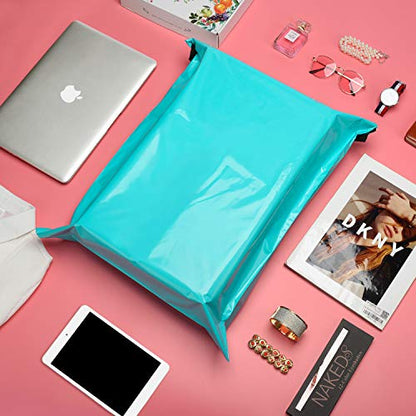 Metronic Poly Mailers 19x24 100 Pack, Large Shipping Bags for Clothes - color: Teal, size: 19x24 100PC