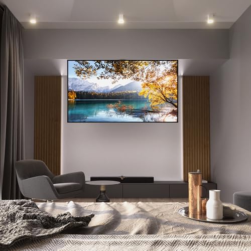 Mount-It! Motorized Ceiling TV Mount – Silent Electric Flip Down TV Mount for 50’’-90’’ Screens, Retractable Drop Down Design, RF Remote, VESA Compatible, 88 lbs Capacity, Black - color: Black