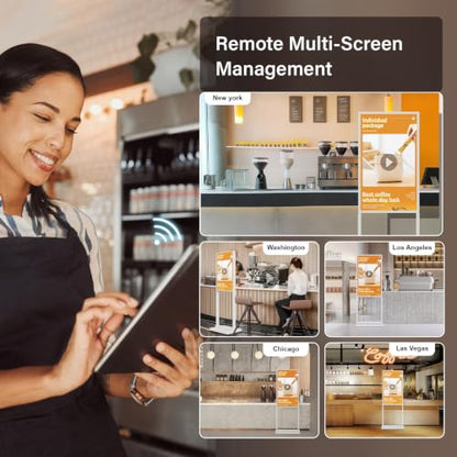 43" Digital Signage Display Kiosk 700-Nit UHD Commercial Display - size: 43 inch