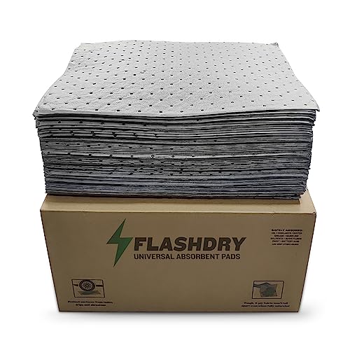 FLASHDRY Universal Spill Absorbent Pads, 17.5" x 13.5", 10-Count - size: 10 Pads - 2mm