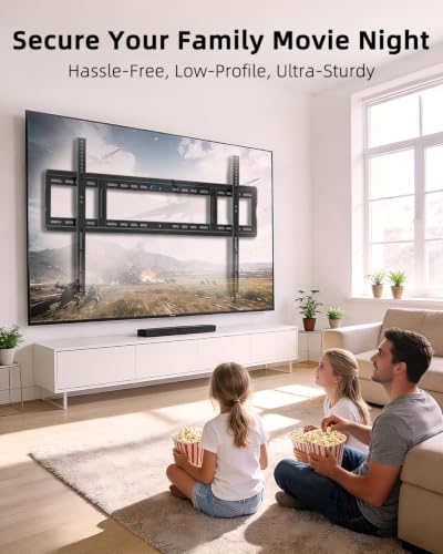 HOME VISION Heavy Duty TV Wall Mount 65-150", Fixed, VESA 1200x600, 364 lbs - size: 65-150 Inch