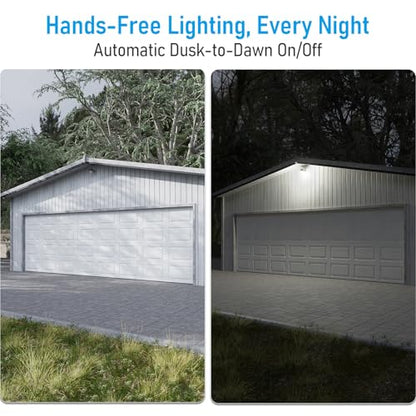 TORCHSTAR LED Barn Light Dusk to Dawn Area Lights Aluminum 5000K Bronze