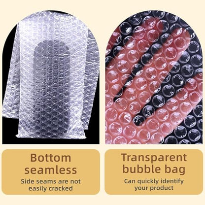 50PCS 8x12" Clear Bubble Pouches Wrap,Double Wall Cushioned Wrap,Shockproof - size: 8X12''-50PCS