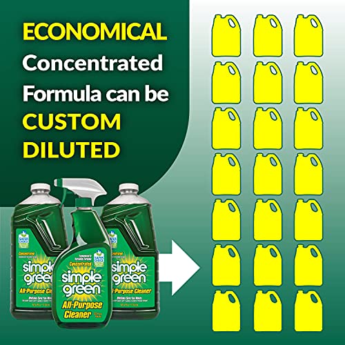 Simple Green All-Purpose Cleaner Spray and Refill, Green, 3 Piece Set, Original, 1 Count (Pack of 2) - size: 1 Count (Pack of 2)