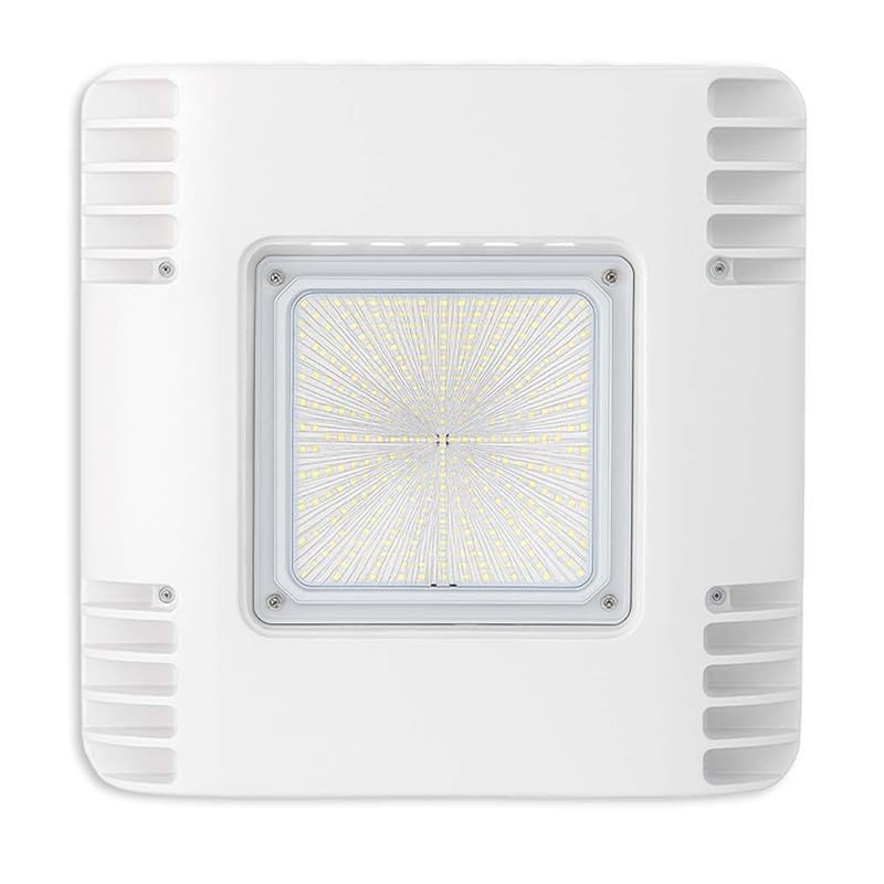 150W LED Canopy Ceiling Light - Ultra Efficient Recessed Surface Mount Gas Station Light - High Bay Carport or Parking Garage Lamp 19500lm 5700k UL Approved (150w 5700K-100-277V) - size: 150W
