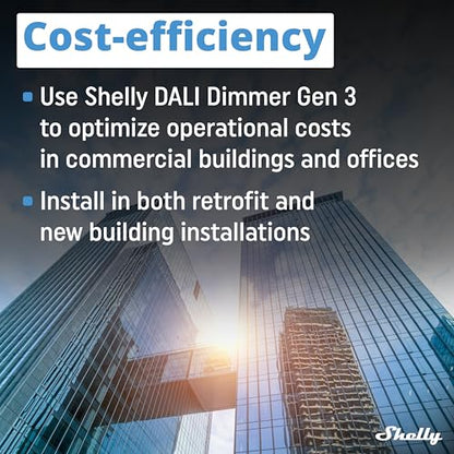 Shelly DALI Dimmer Gen3 Wi-Fi Smart Controller for Dimming LED
