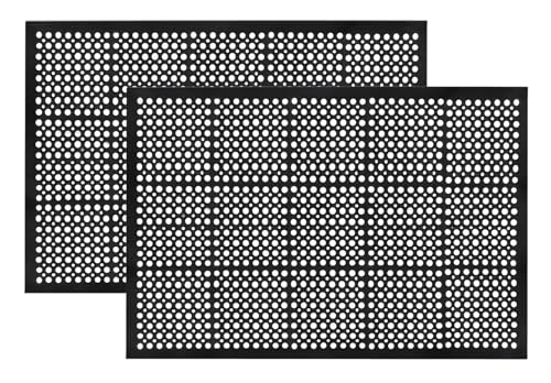Anti Fatigue Rubber Doormat - 2 Pack Extra-Large 36 x 60 inches - size: 2 Pack - 36 x 60 Inches