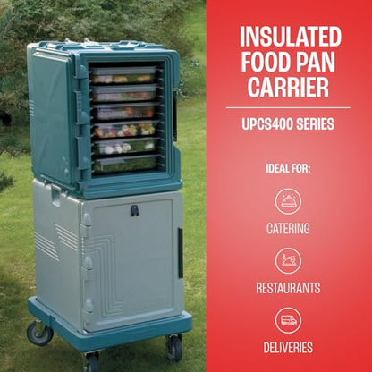 Cambro Insulated Food Pan Carrier - Hotbox for Catering & Transport - UPCS400 Series (Speckled Gray) - color: Gray