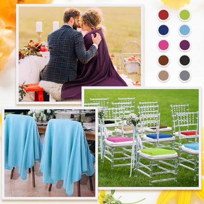 Kinlop 60 Packs Fleece Throw Blanket Bulk 60x50 Inch Soft Lightweight - color: Chic Color