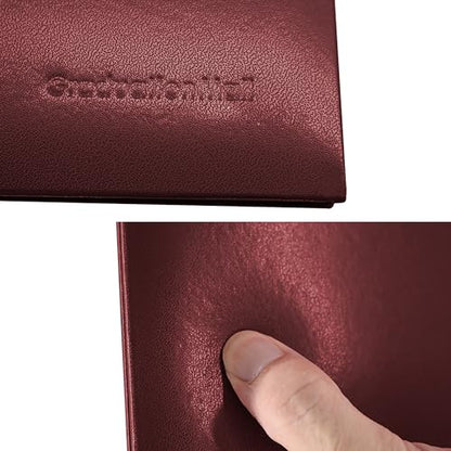 GraduationMall 8.5"x11" Smooth Padded Diploma Cover Certificate Holder Maroon,48-Packs - color: Maroon, size: 48 Packs