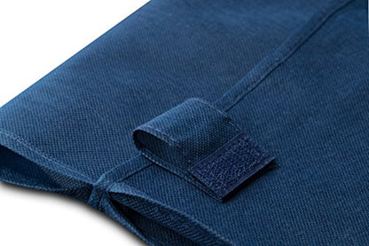 Handy Laundry Shopping Cart Liner, 18" X 15" X 24", Square Bottom, Fits Standard Shopping Cart, Cover and Adjustable Straps for Easy Secure Attachment, Made from Waterproof Material (Navy Blue) - color: Navy Blue