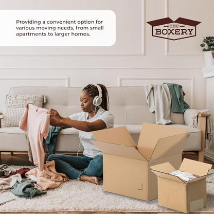 The Boxery Moving Boxes 20-Pack Medium | 18x14x12 inch - size: Medium-20-pack