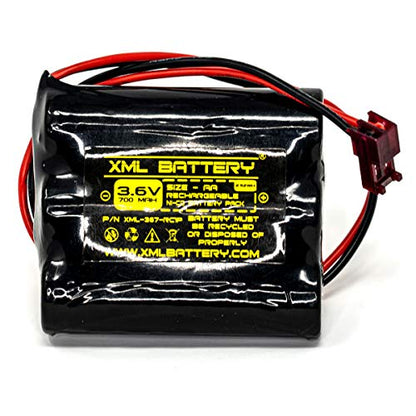(1 Pack Sure-Lites 026-148 026148 SL026148 SL-026148 SL-026-148 3.6v 700mAh Ni-CD Battery Pack Replacement for Exit Sign Emergency Light - size: 1 Pack